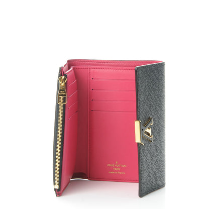 Louis Vuitton Taurillon Capucines Compact Wallet Black 5 of 8