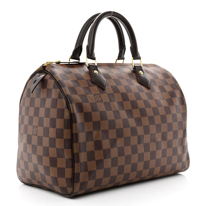 Louis Vuitton Damier Ebene Speedy 30 3 of 11