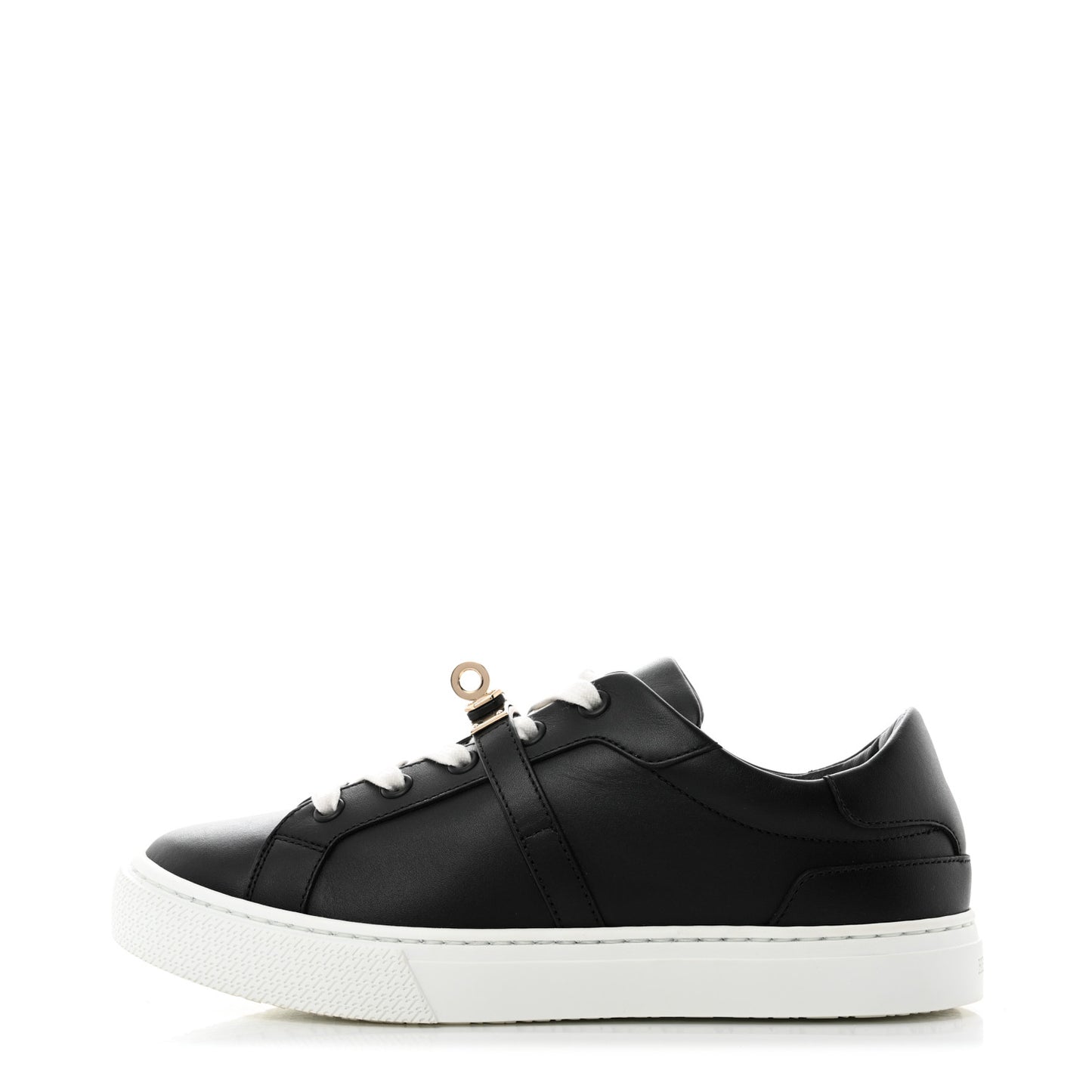 Calfskin Day Sneakers 36.5 Black