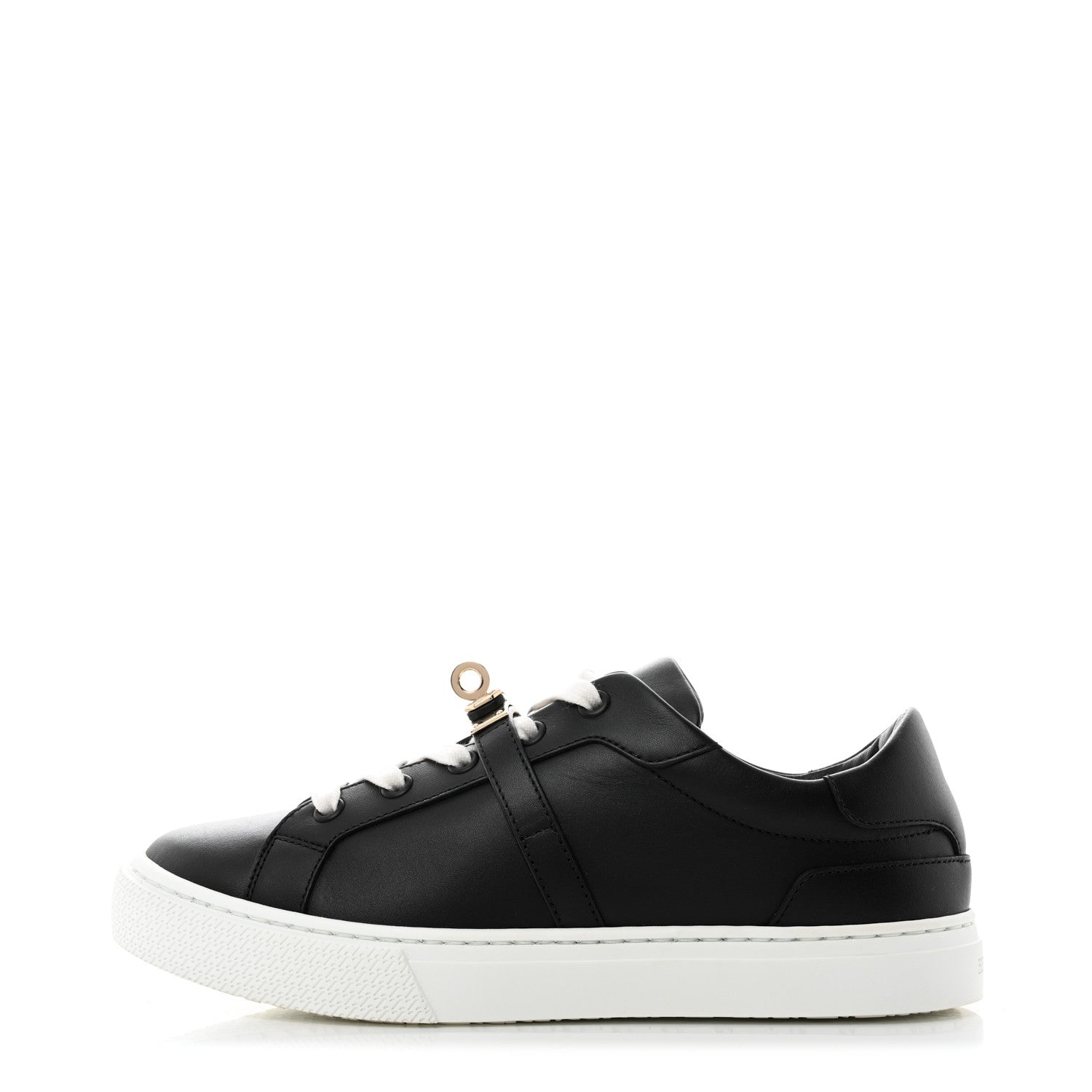 Hermes Calfskin Day Sneakers 36.5 Black 1 of 9