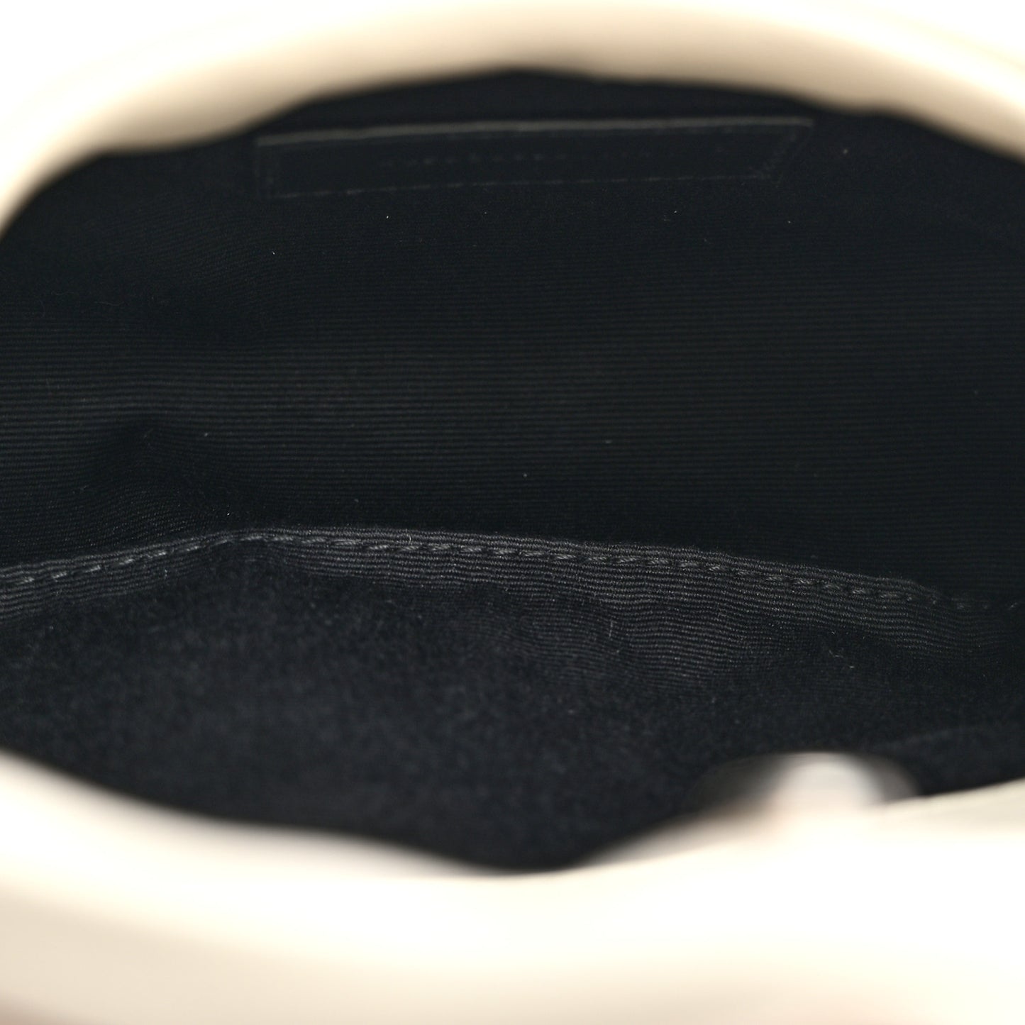 Lambskin Monogram Loulou Puffer Pouch Clutch Crema Soft