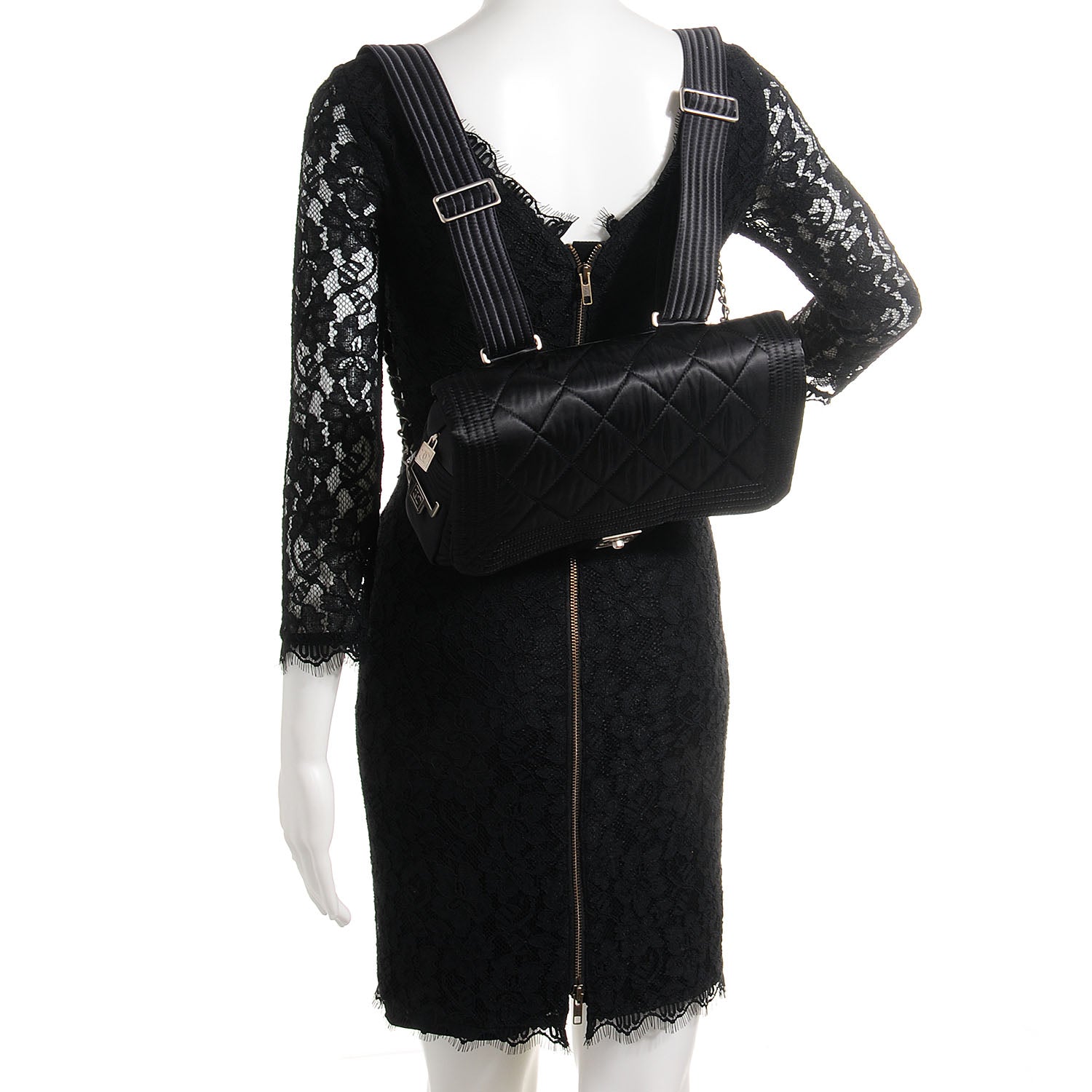 Chanel Nylon Ski Sport Backpack Black 2 of 8