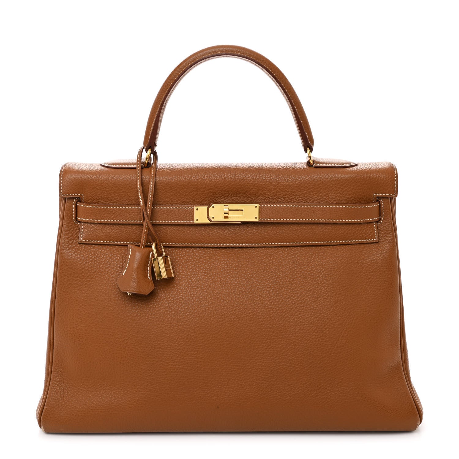 Hermes Togo Kelly Retourne 35 Gold 1 of 14