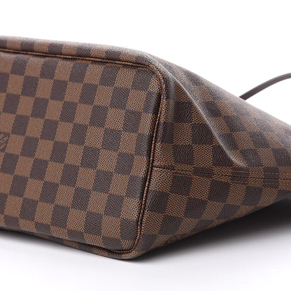 Louis Vuitton Damier Ebene Neo Neverfull MM Rose Ballerine 8 of 10