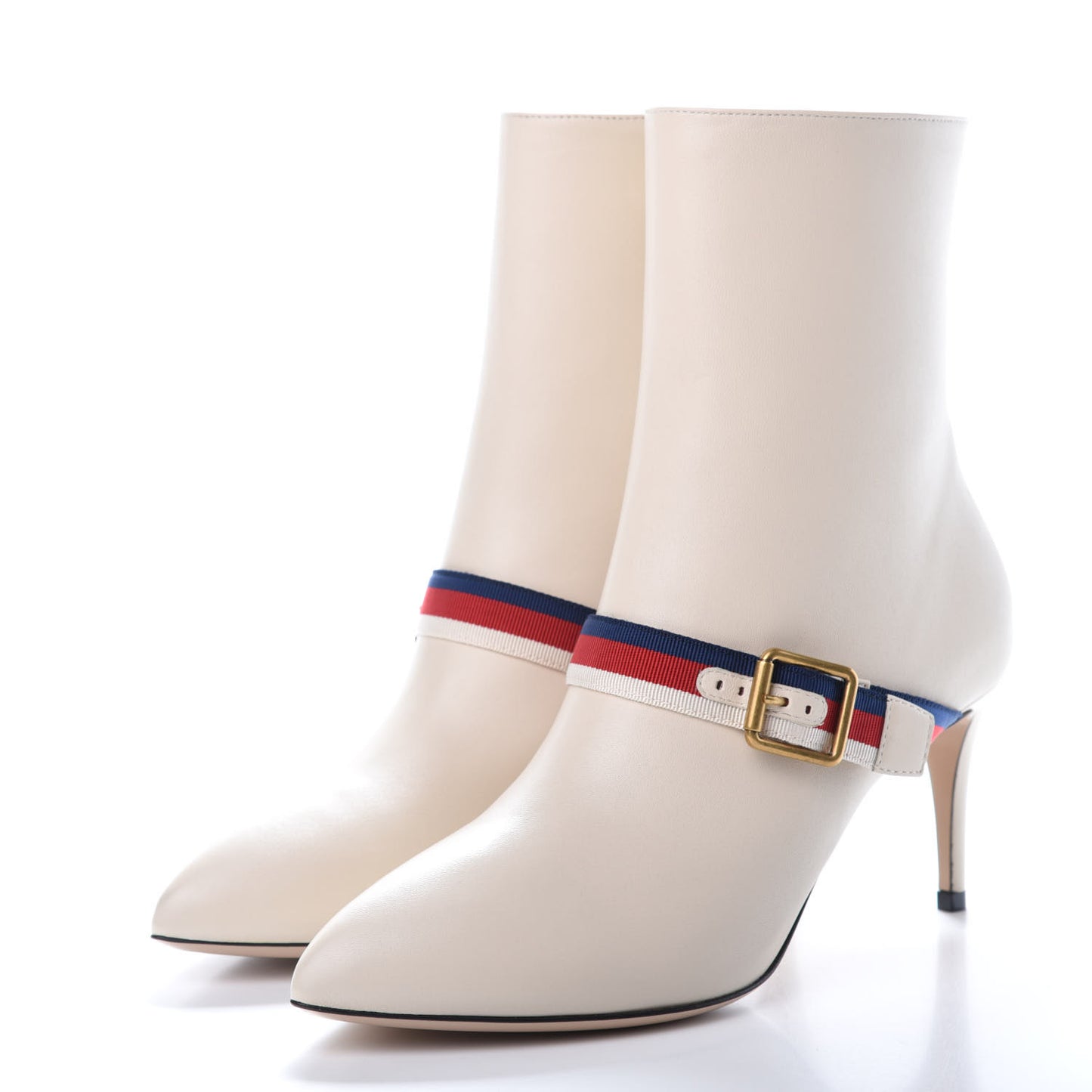 Nappa Sylvie Ankle Boots 38 Mystic White