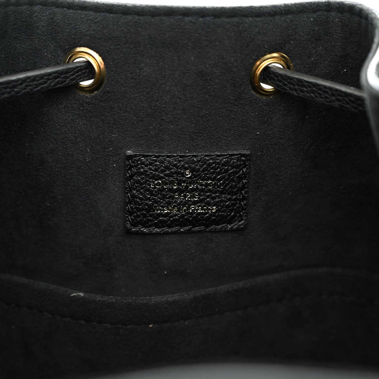 Louis Vuitton Calfskin Lockme Bucket MM Black 6 of 12