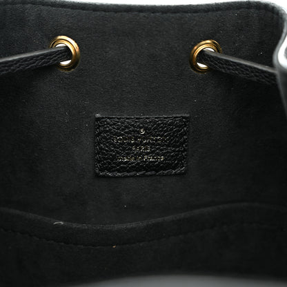 Louis Vuitton Calfskin Lockme Bucket MM Black 6 of 12