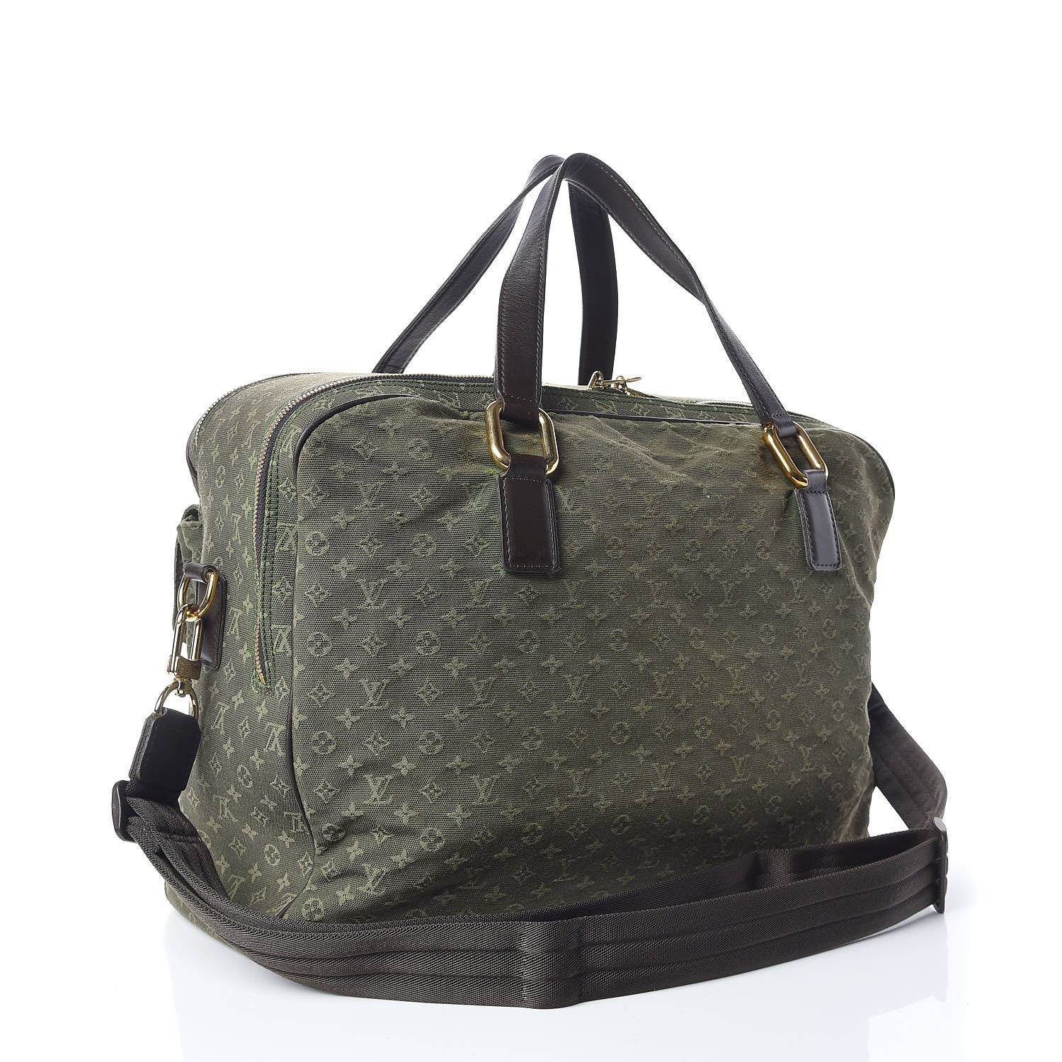 Louis Vuitton Mini Monogram Claudine Kaki TST 4 of 16