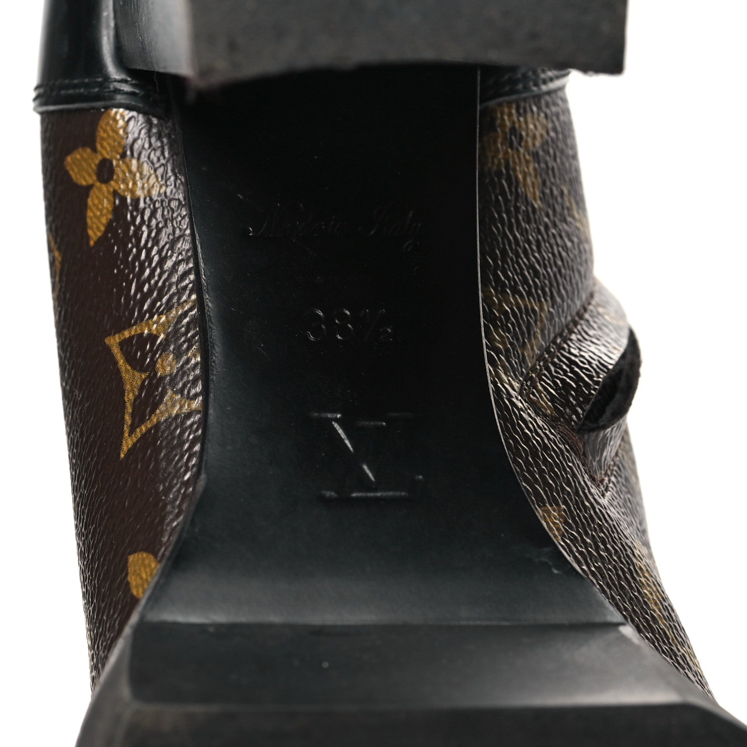 Louis Vuitton Patent Calfskin Monogram Star Trail Ankle Boots 38.5 Black 7 of 9