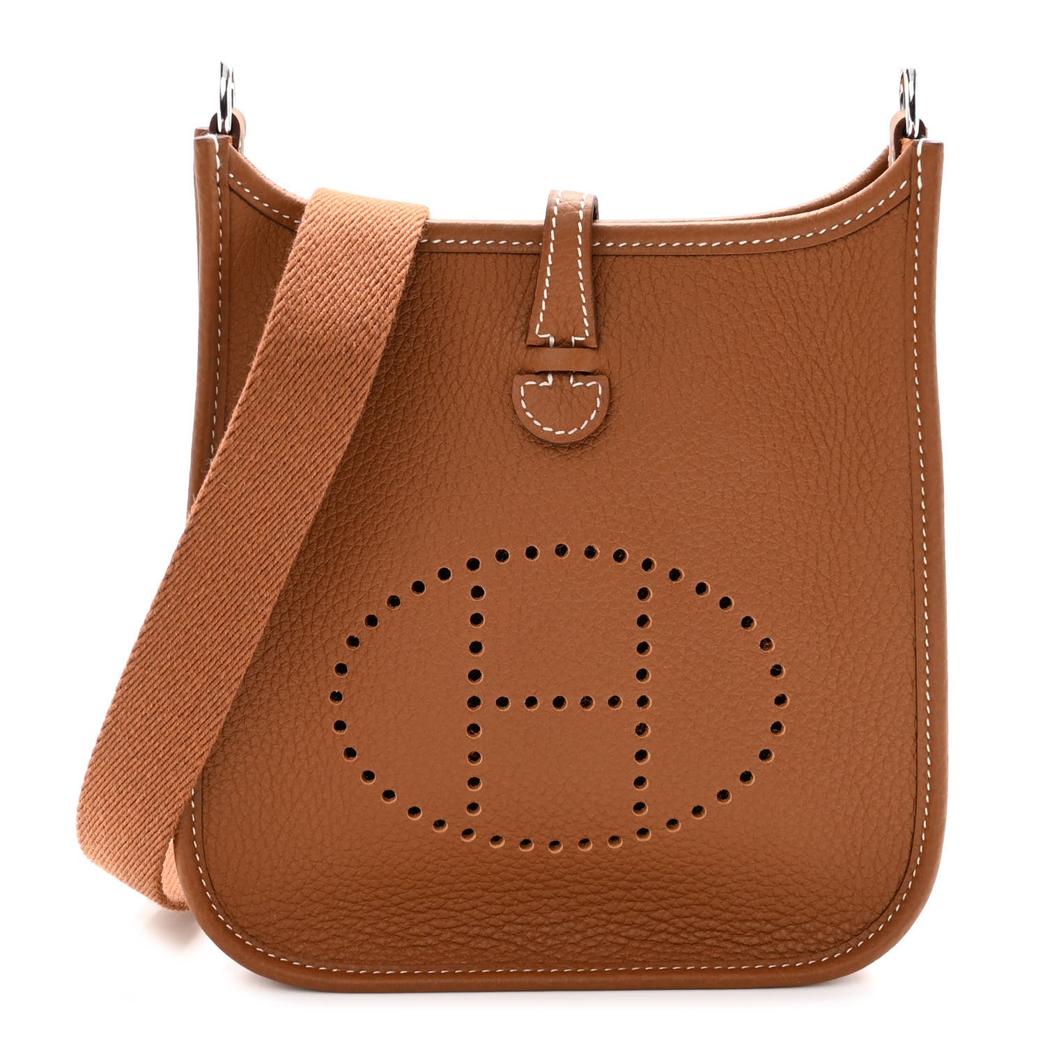 Hermes Taurillon Clemence Evelyne TPM Gold 1 of 10