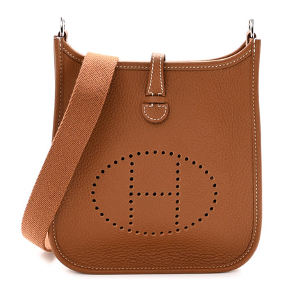 Hermes Taurillon Clemence Evelyne TPM Gold 1 of 10