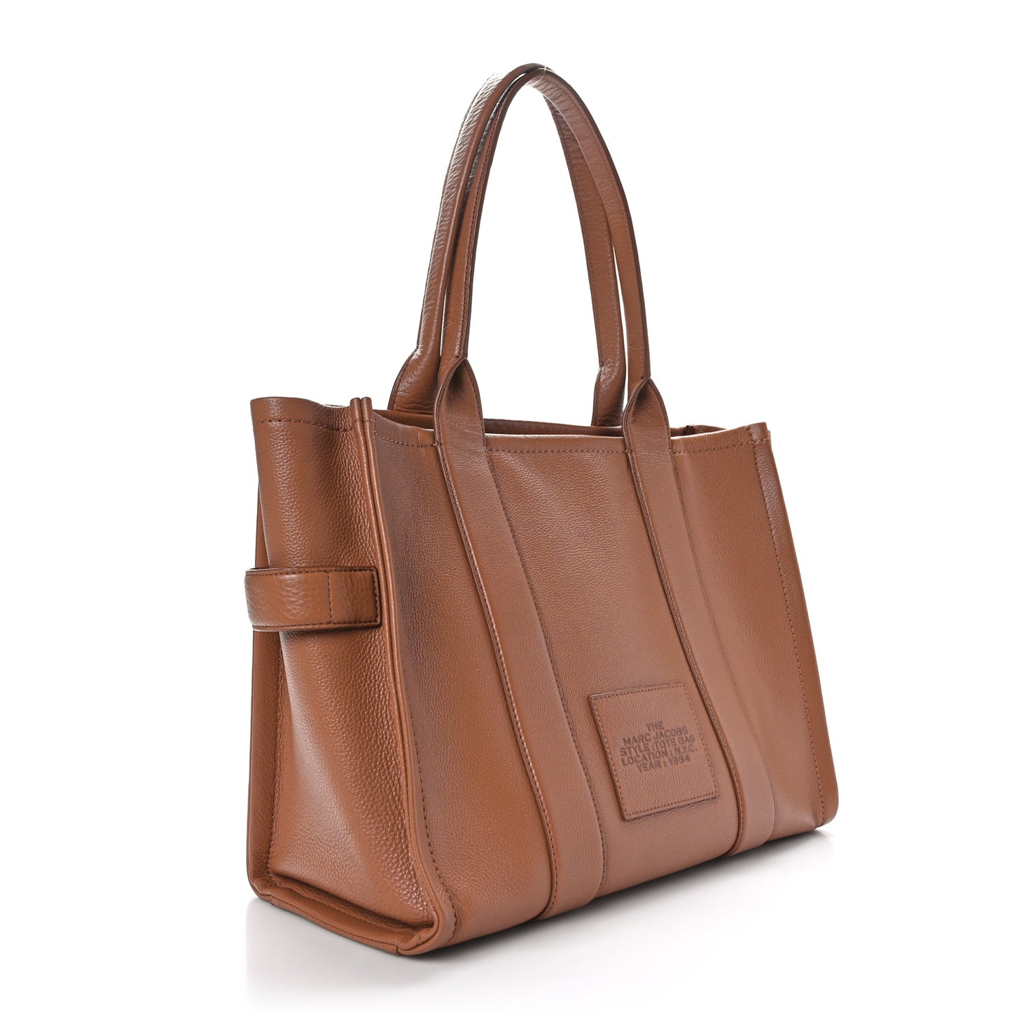 Grained Calfskin Large The Tote Bag Argan Oil