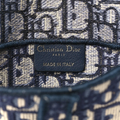 Christian Dior Oblique Slim Saddle Pouch Blue 6 of 10