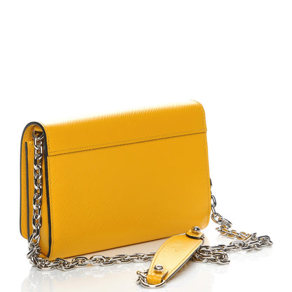 Louis Vuitton Epi Early Bird Twist Chain Wallet Jonquille 3 of 8
