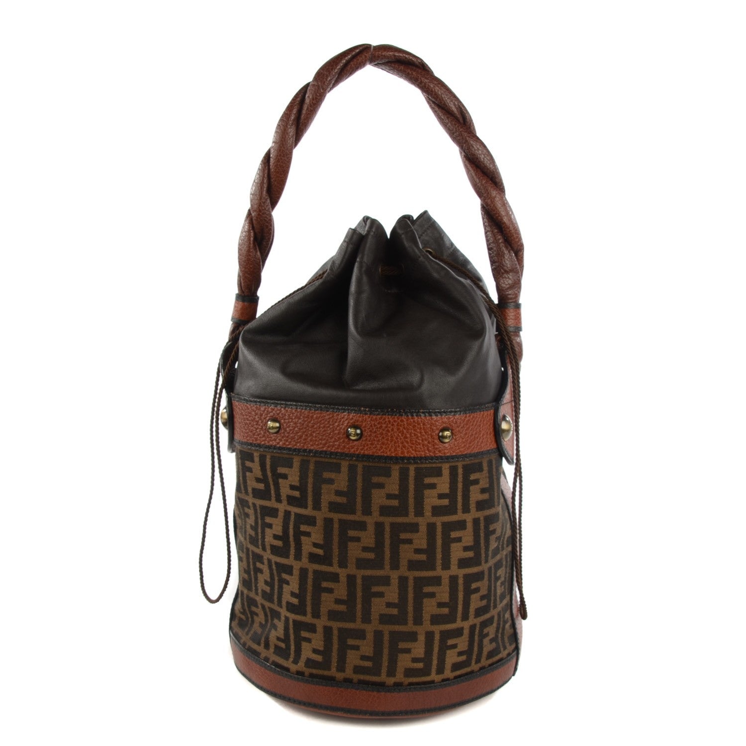 Fendi Zucca Palazzo Bucket Bag Tobacco 1 of 8