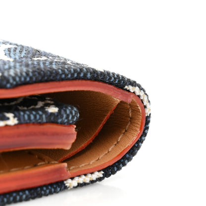 Louis Vuitton Jacquard Since 1854 Victorine Wallet Blue 9 of 11