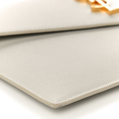 Saint Laurent Grain De Poudre Uptown Pouch Crema Soft 8 of 10