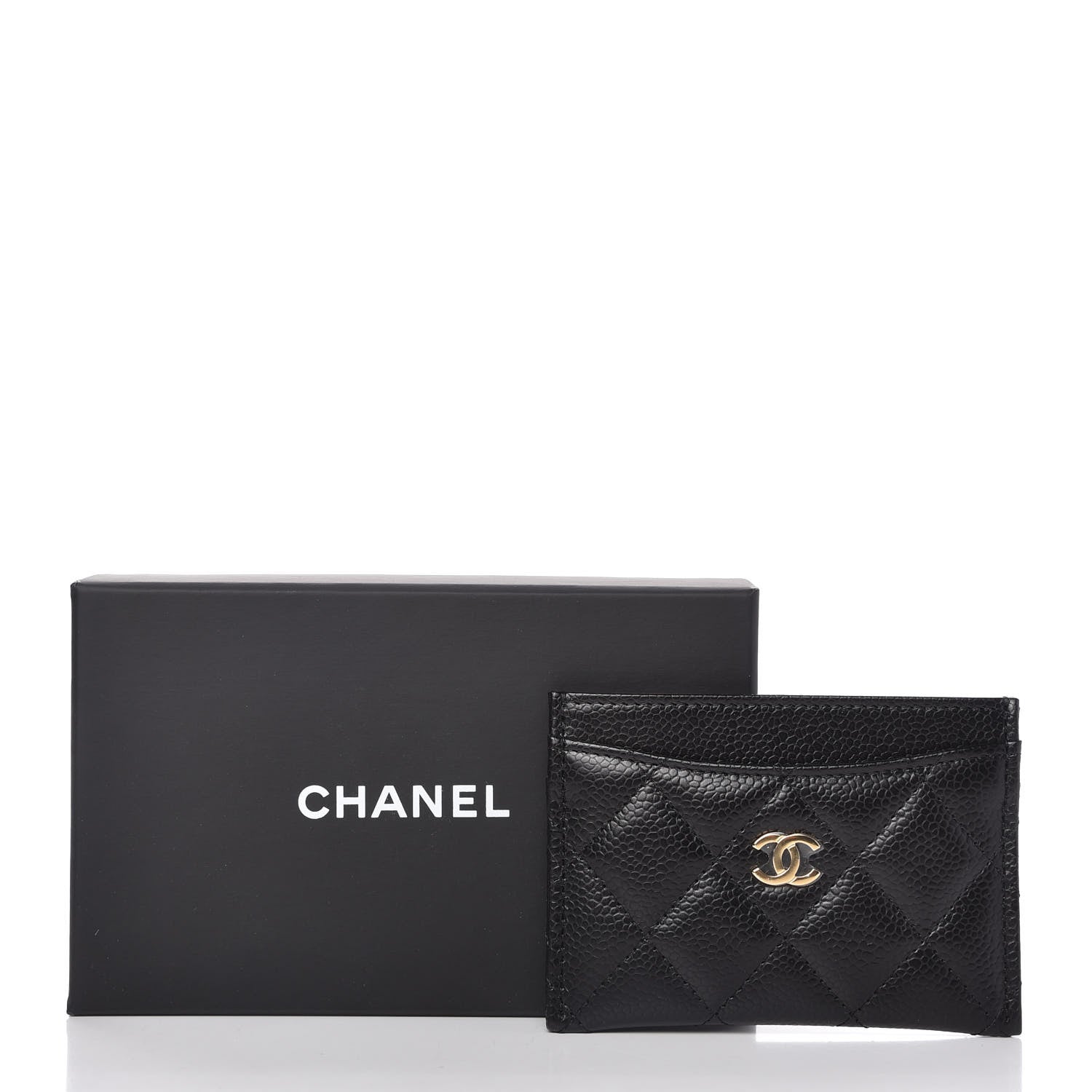 Chanel Caviar Quilted Card Holder Black 9 of 10