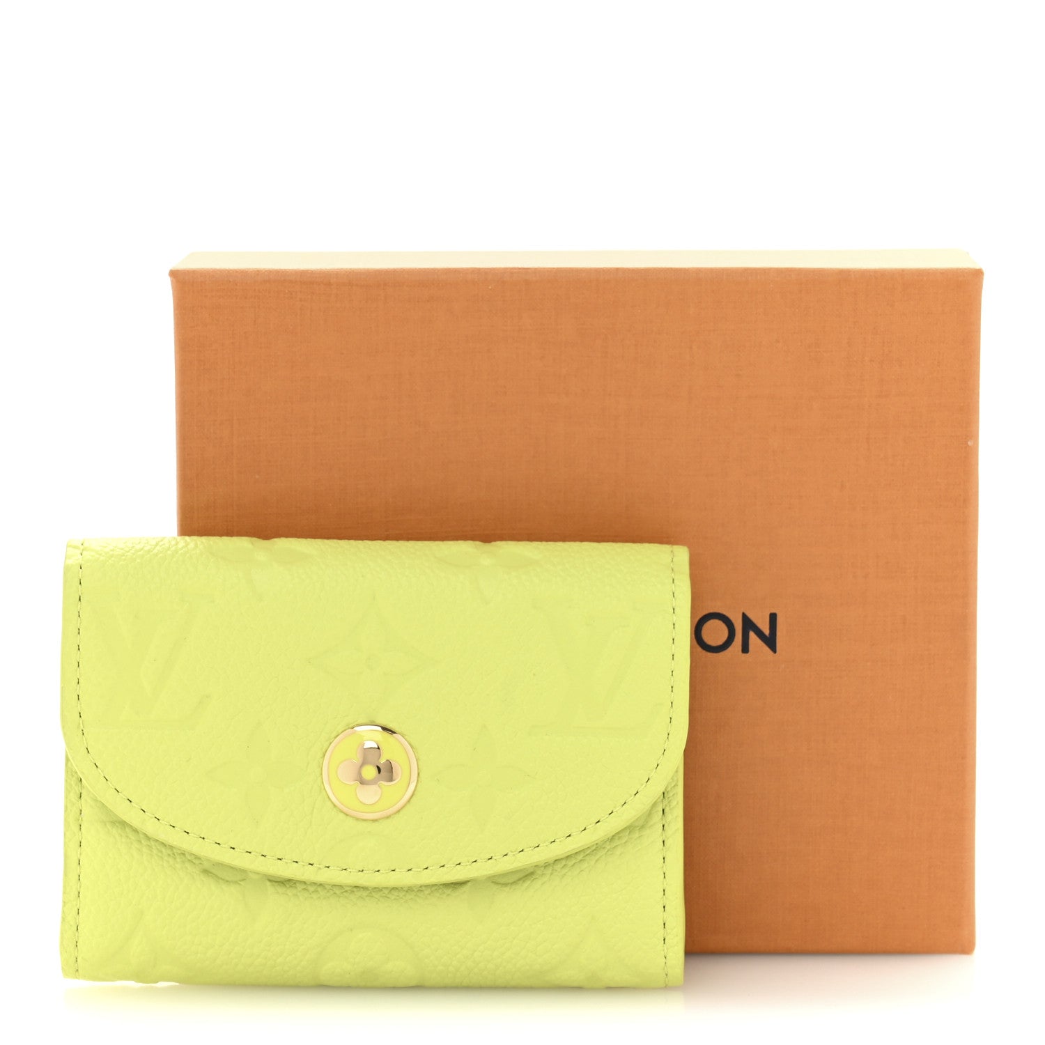 Louis Vuitton Empreinte Rosalie Coin Purse Zesty Lime 7 of 7