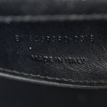 Saint Laurent Grain De Poudre Small Monogram Kate Satchel Black 7 of 17