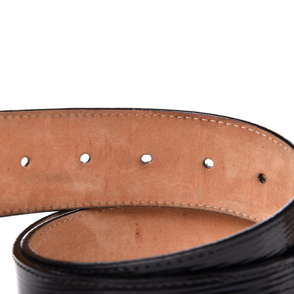 Louis Vuitton Epi Electric 40mm LV Initiales Belt 85 34 Black 5 of 10