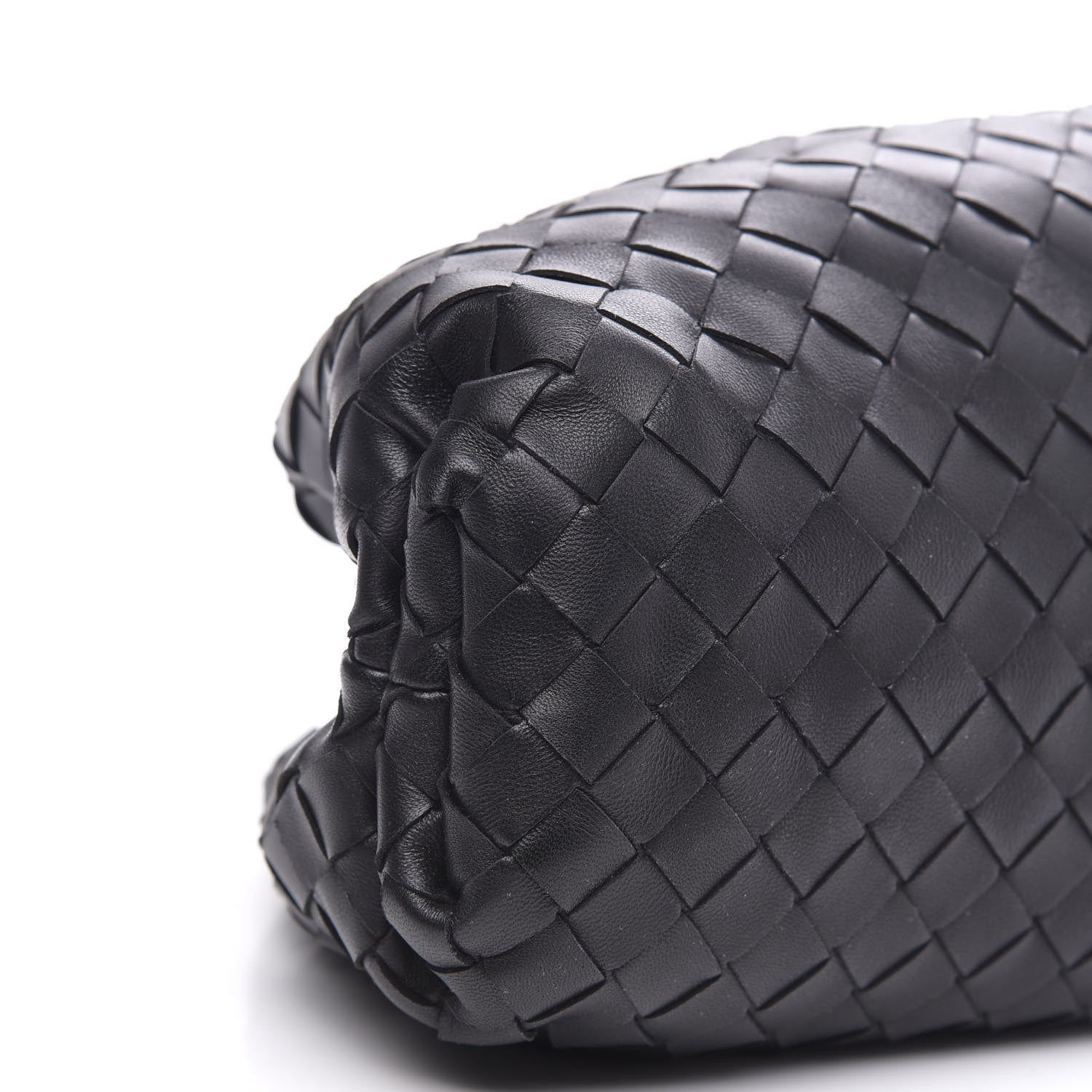 Bottega Veneta Nappa Maxi Intreccio The Pouch Oversized Clutch Black 9 of 10