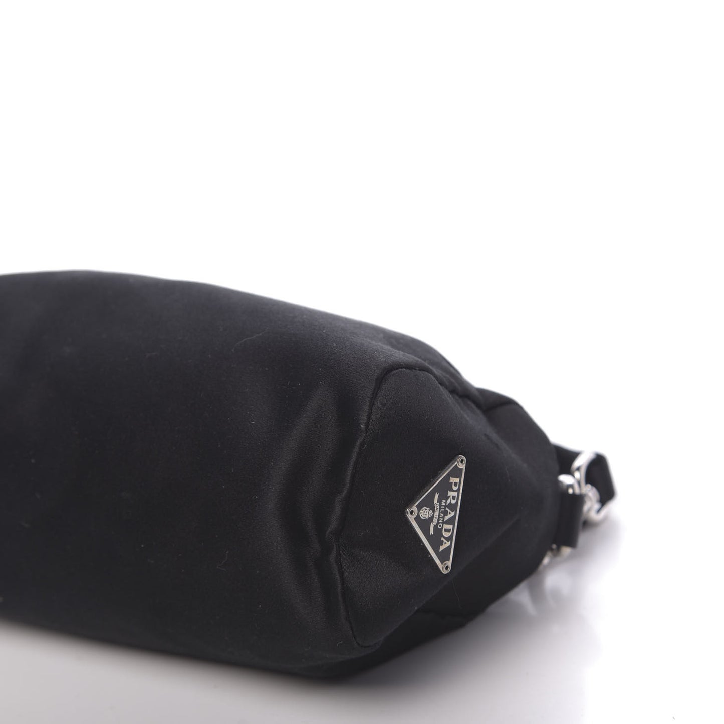 Satin Raso Shoulder Bag Black