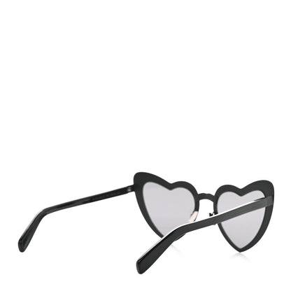 Saint Laurent Acetate Heart Frame Loulou SL181 Sunglasses Black 4 of 8