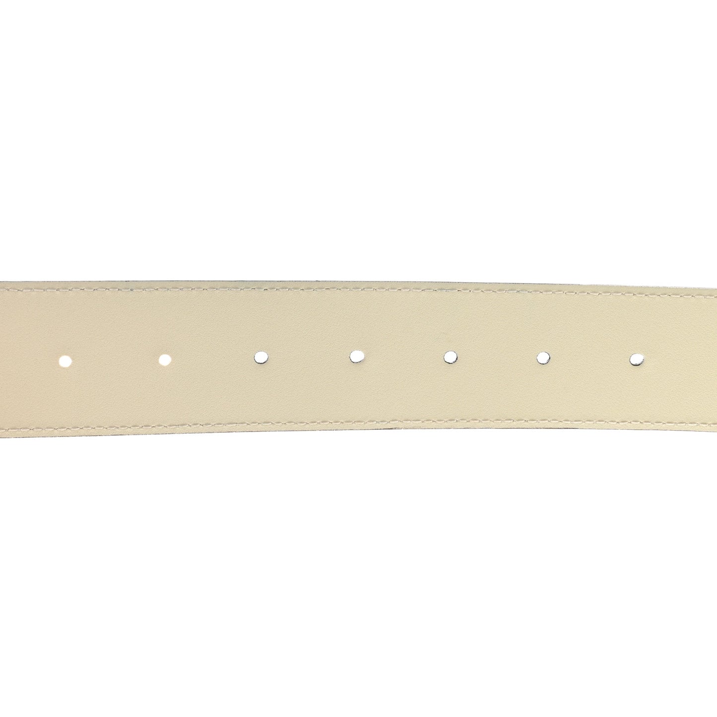 Calfskin Double G 40mm Belt 115 46 Mystic White