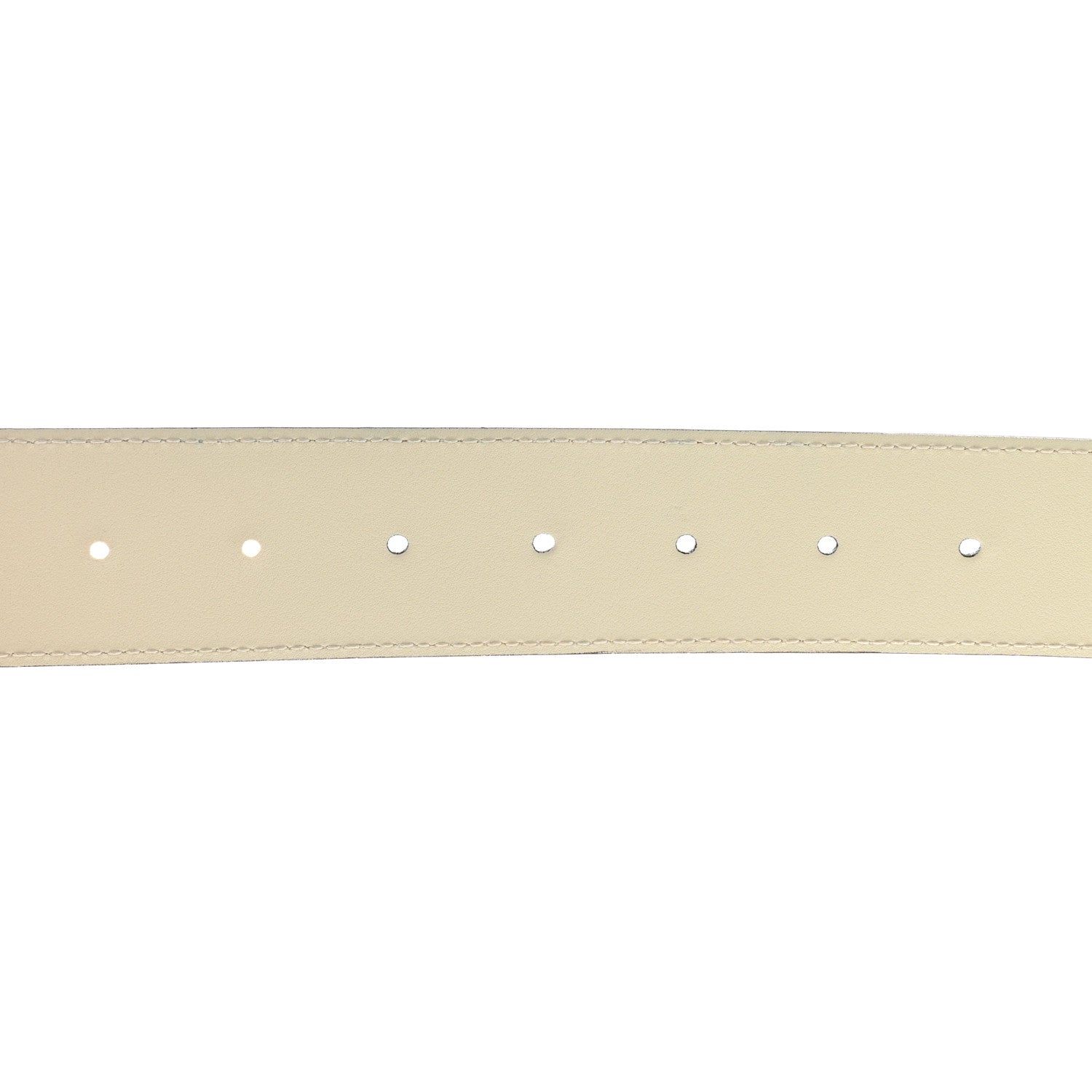 Gucci Calfskin Double G 40mm Belt 115 46 Mystic White 4 of 11