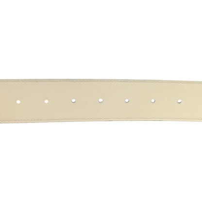 Gucci Calfskin Double G 40mm Belt 115 46 Mystic White 4 of 11