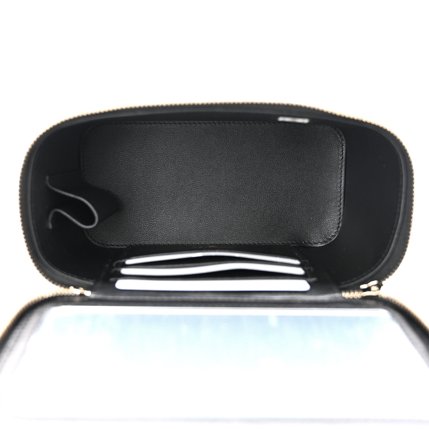 Chanel Lambskin Quilted Pick Me Up Vanity Case Black 5 of 11