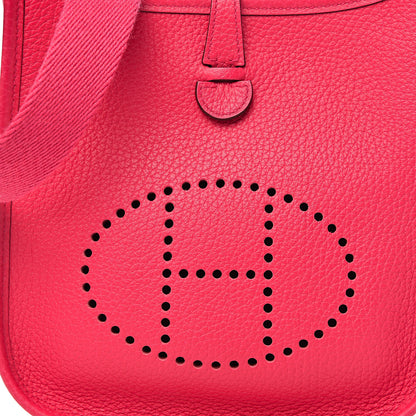 Hermes Taurillon Clemence Evelyne TPM Rose Extreme 11 of 12