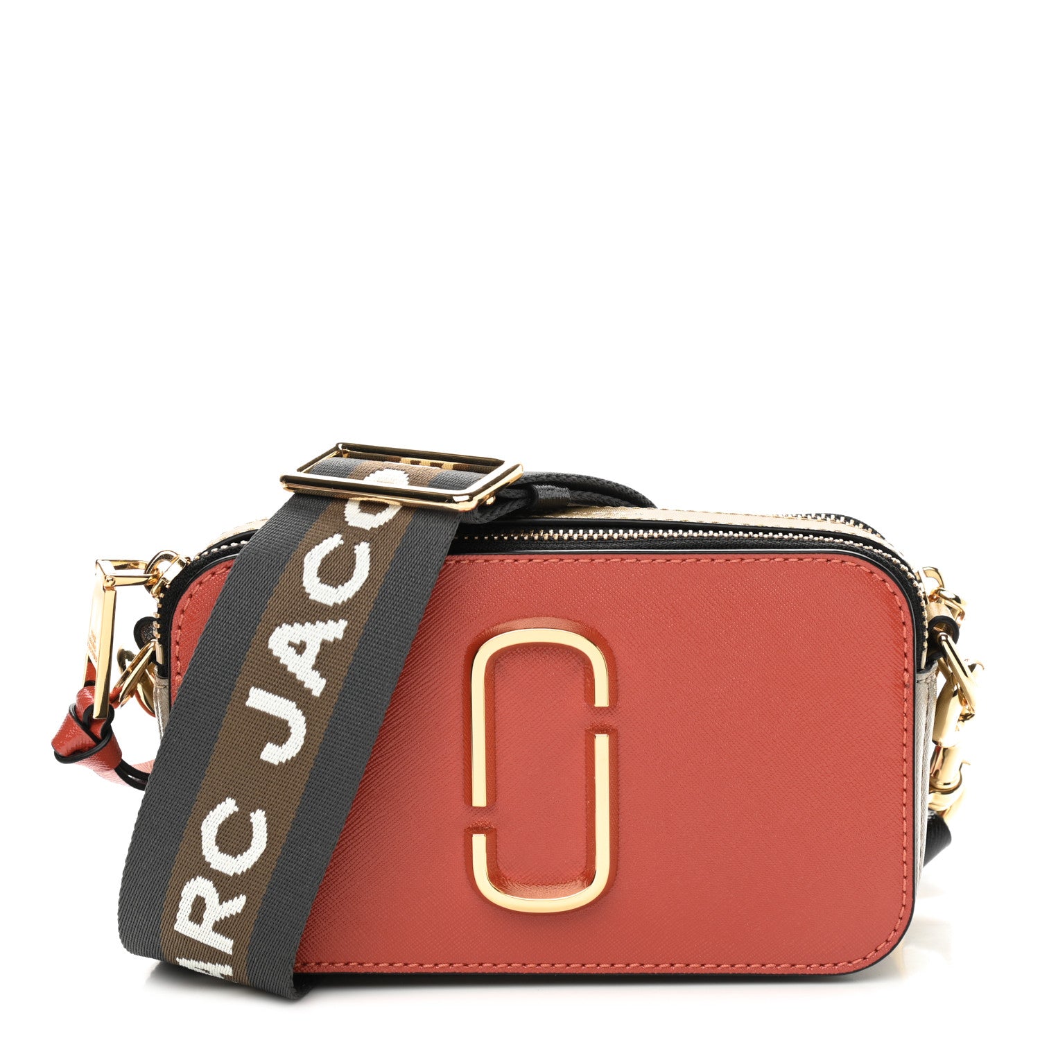 Marc Jacobs Saffiano Small Snapshot Camera Bag Red Multicolor 2 of 9