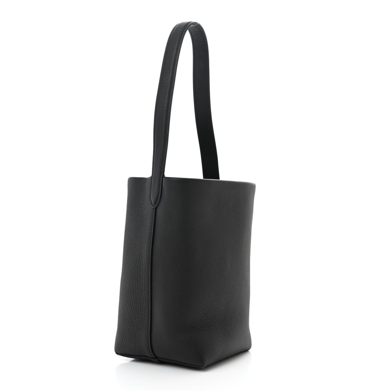 The Row Grained Calfskin Small N/S Park Tote Black 3 of 9