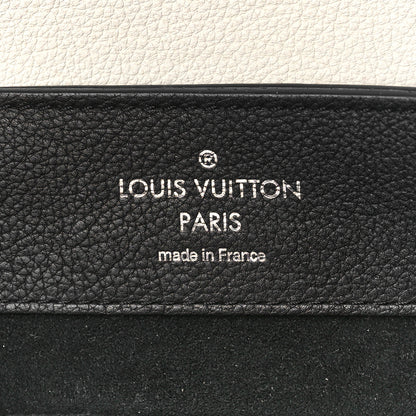Louis Vuitton Calfskin Mechanical Flowers Lockme Backpack Black White 5 of 8