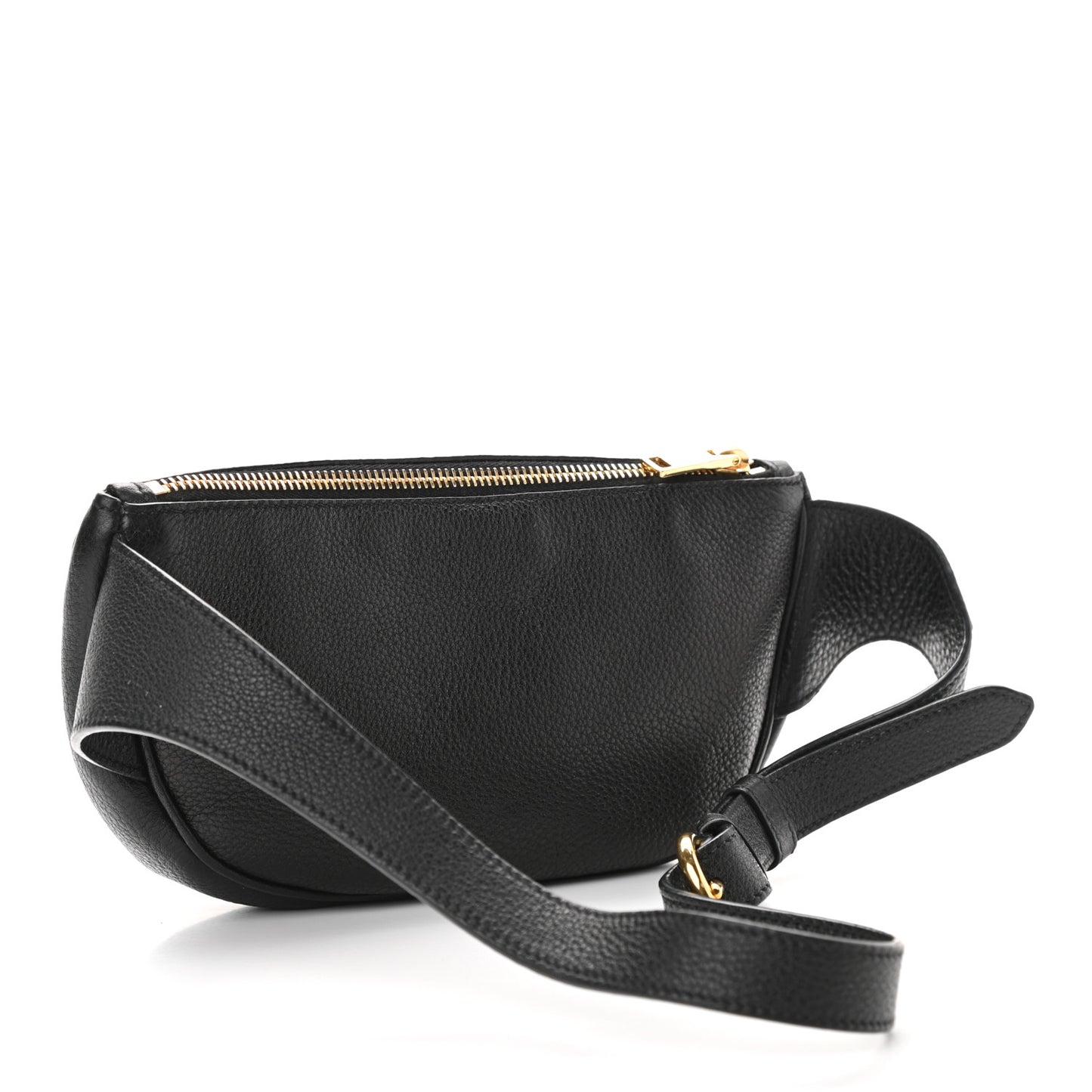 Vitello Daino Small Belt Bag Black