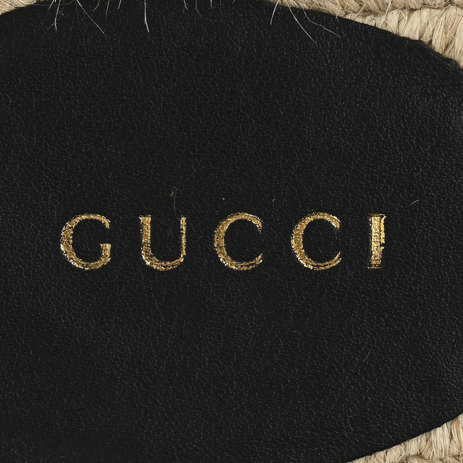 Gucci Monogram Matelasse GG Marmont Espadrille 20mm Slide Sandals 37.5 Beige Ebony Black 8 of 9