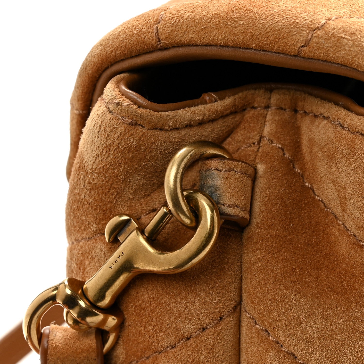 Saint Laurent Suede Toy Loulou Shoulder Bag Cinnamon 11 of 14