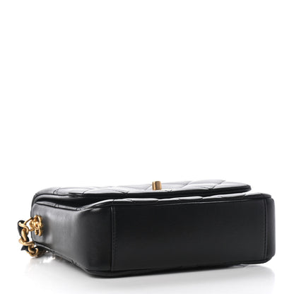 Chanel Lambskin Quilted Mini Side Note Flap Black 4 of 9
