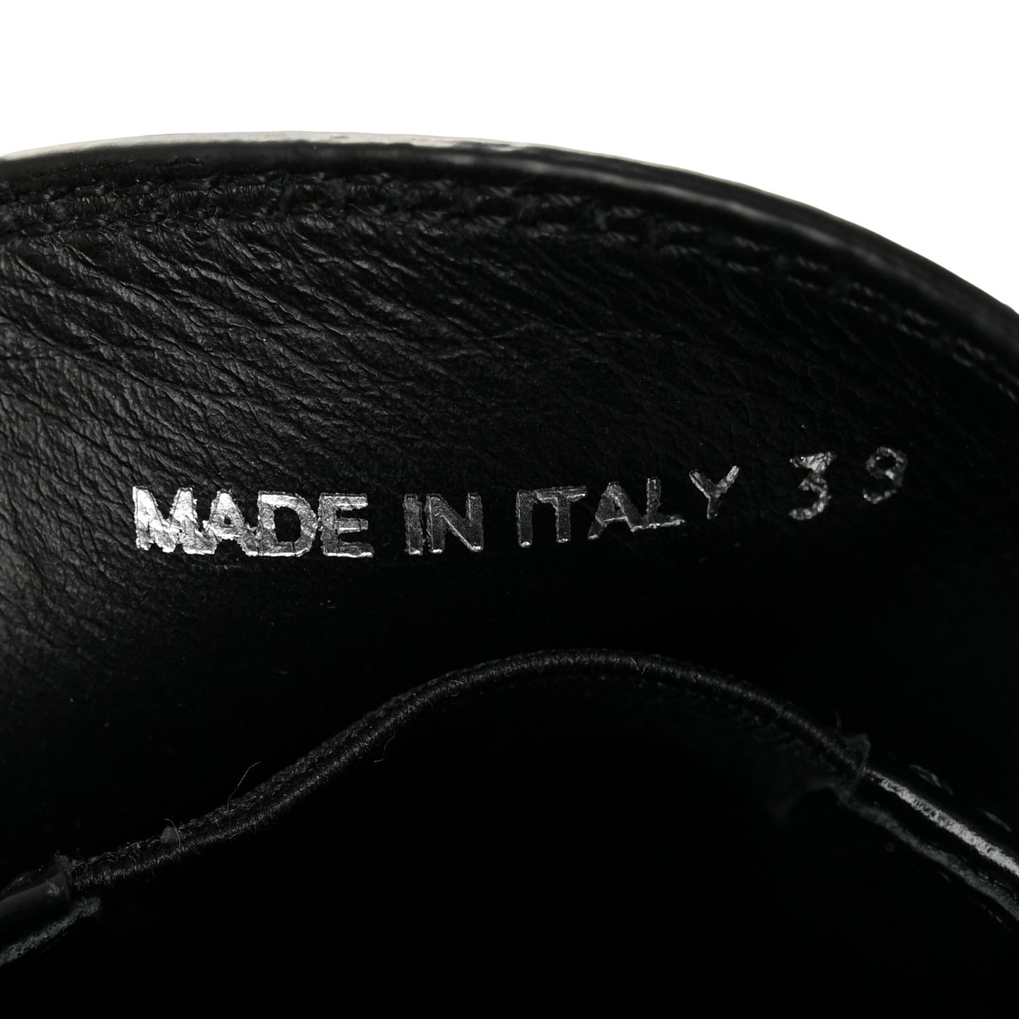 Spazzolato Metal Triangle Logo 40mm Loafers 39 Black