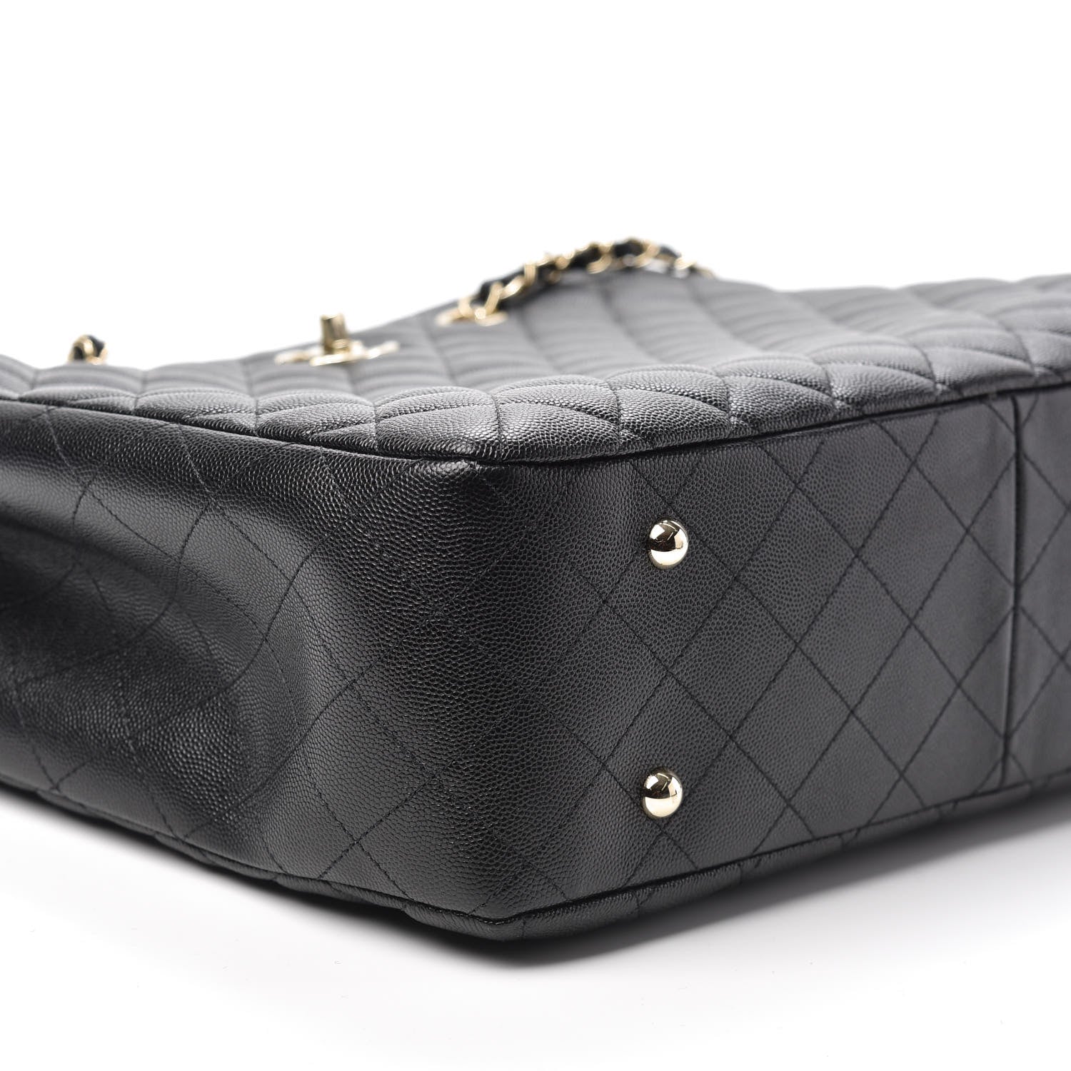 Chanel Caviar Quilted Large Shopping Tote Black 9 of 10