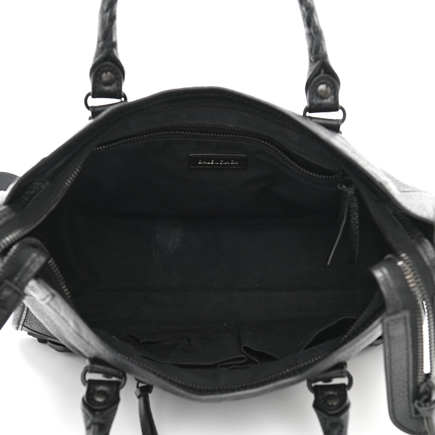 Chevre Black Metallic Edge Hardware S City Black