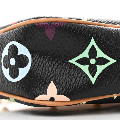 Louis Vuitton Monogram Multicolor Pochette Accessories Black 8 of 10