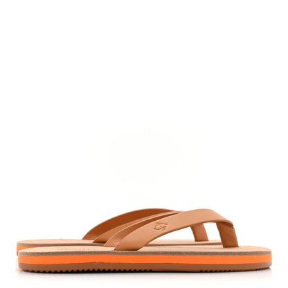 Hermes Calfskin Summer Thong Sandals 35 Naturel 4 of 11