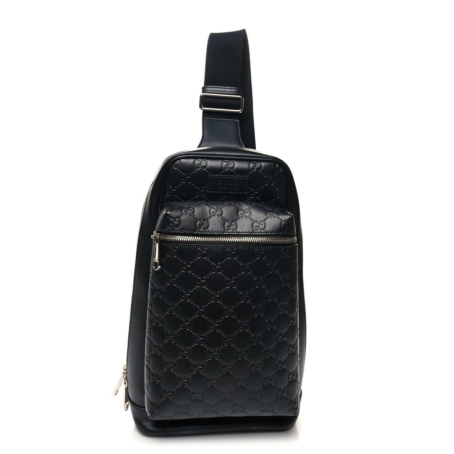 Guccissima Sling Backpack Black