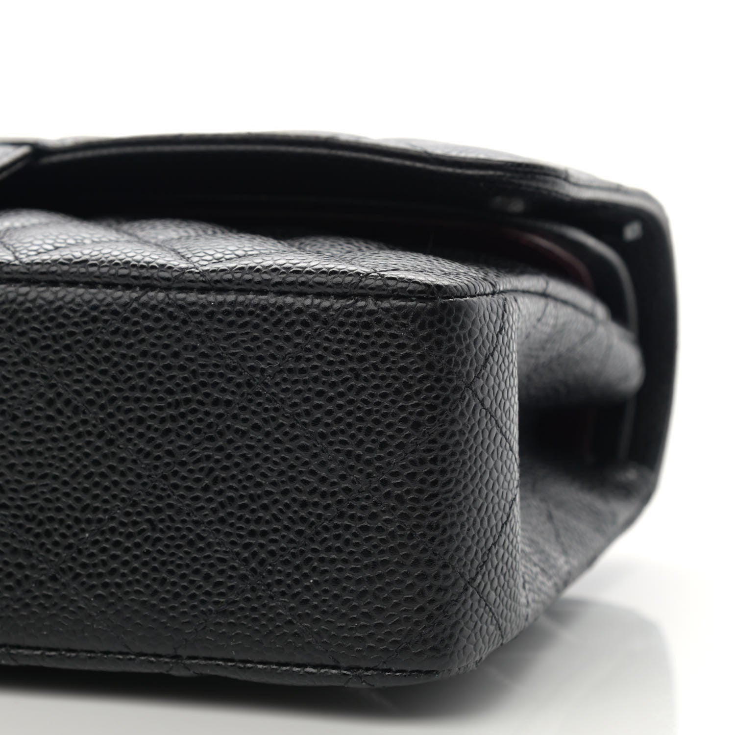 Chanel Caviar Quilted Medium Double Flap Black 10 of 11