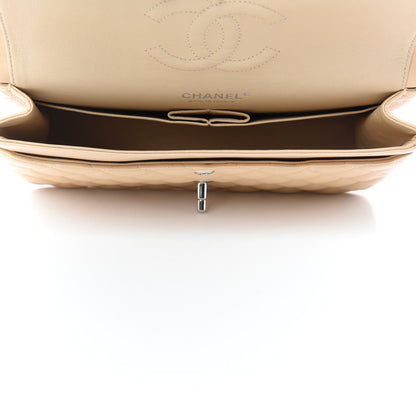 Chanel Lambskin Quilted Medium Double Flap Beige 5 of 12