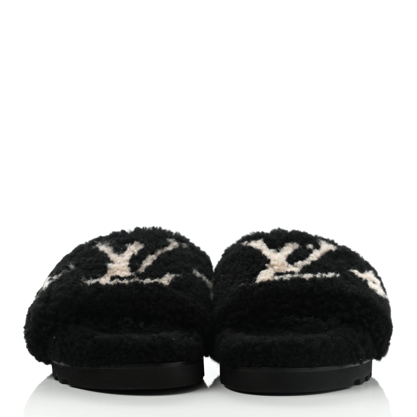 Shearling Paseo Flat Comfort Mule 39 Black
