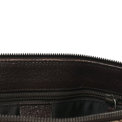 Gucci Monogram Messenger Bag Ebony 11 of 13